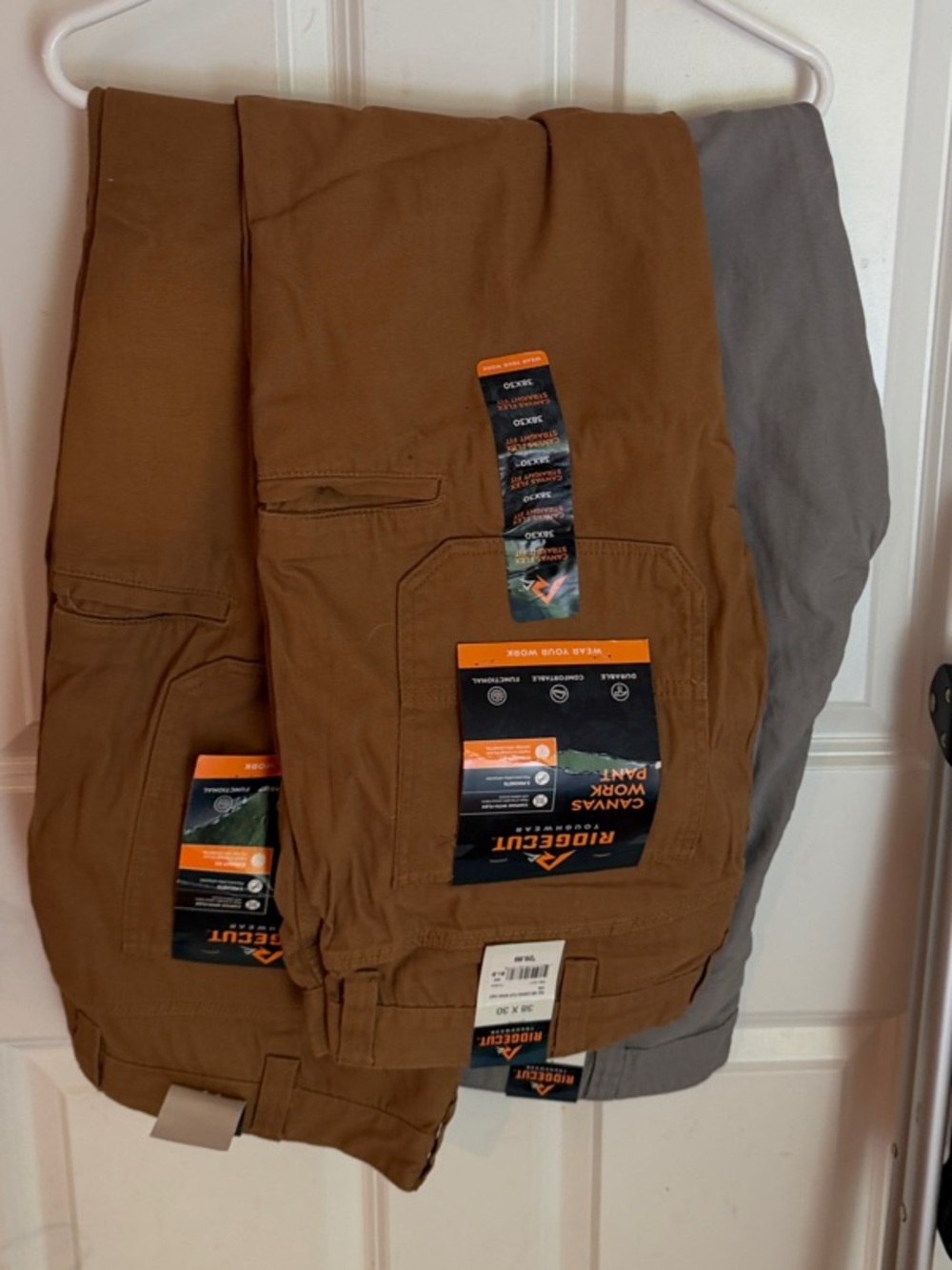 Ridgecut Men's Brown Cargo Work Pants